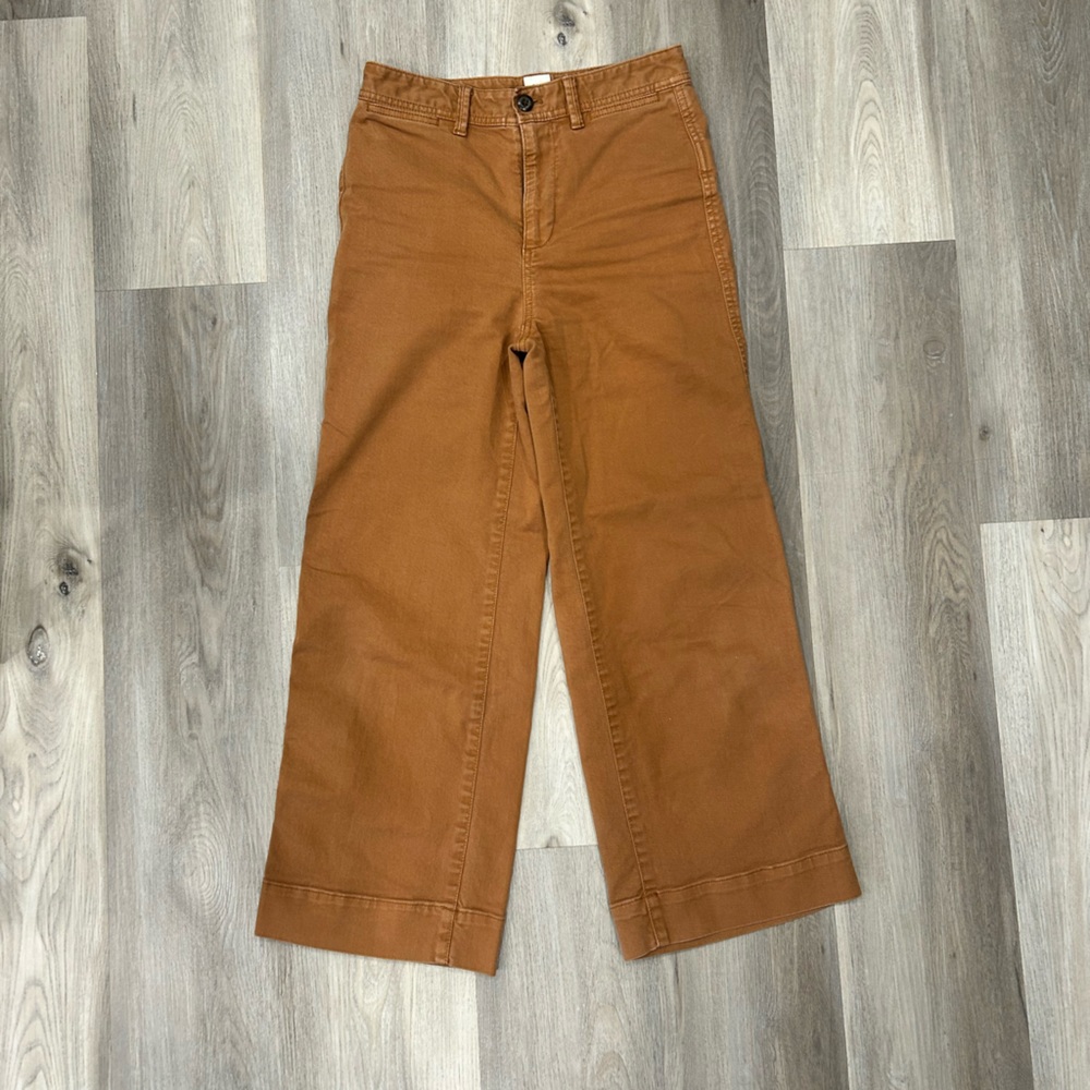 Gap high rise wide-leg crop pants